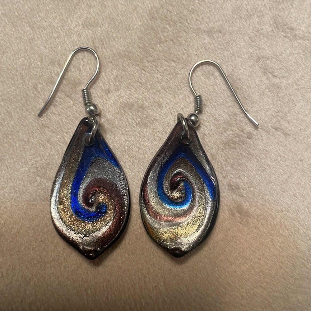 💙Drop Earrings purchased at Smithsonian gift shop.